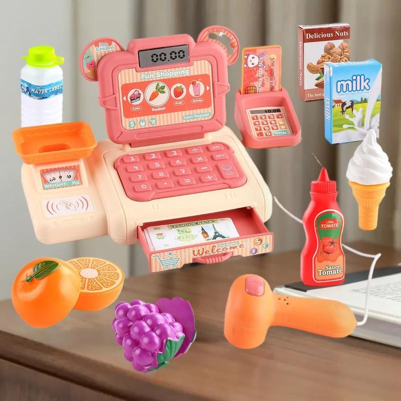 Toy Cash Register - Set di giocattoli per cassiere per