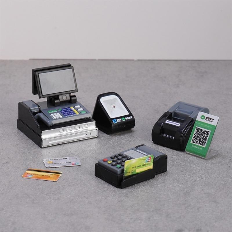 Toy Cash Register - Figurine in Plastica da Collezione, Mini