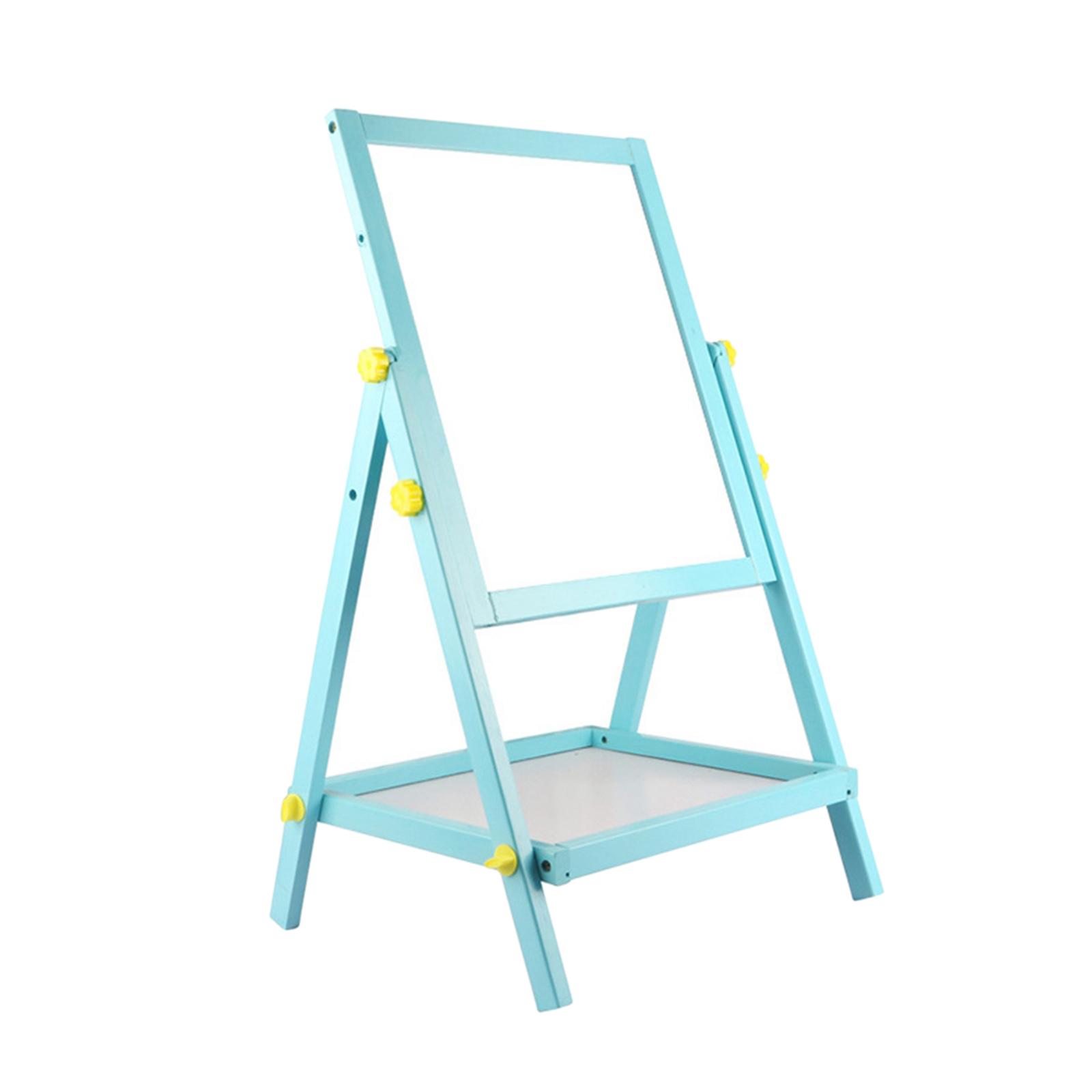 Kids Art Easel - Lavagna artistica bifacciale con gesso e