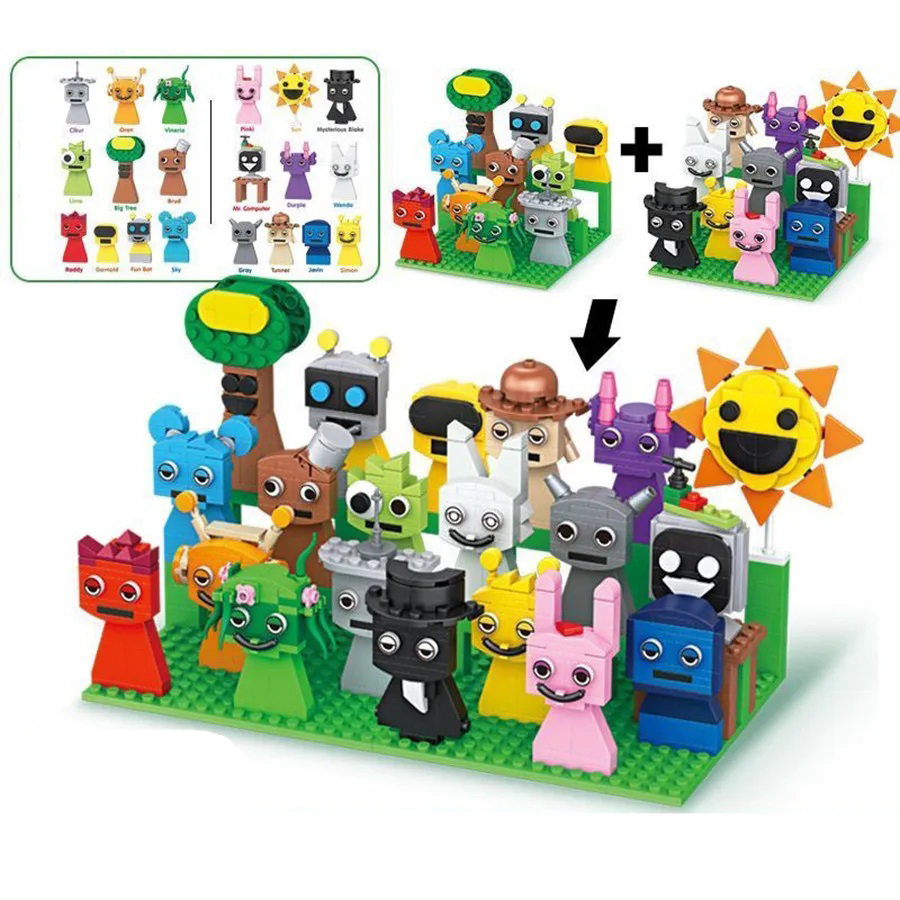 Kids Toys Easter - 9 pezzi MOC Figure Building Blocks