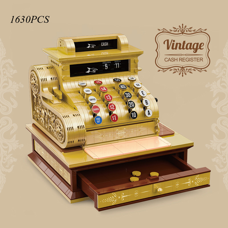 Toy Cash Register - Creativo classico vintage retrò registratore di