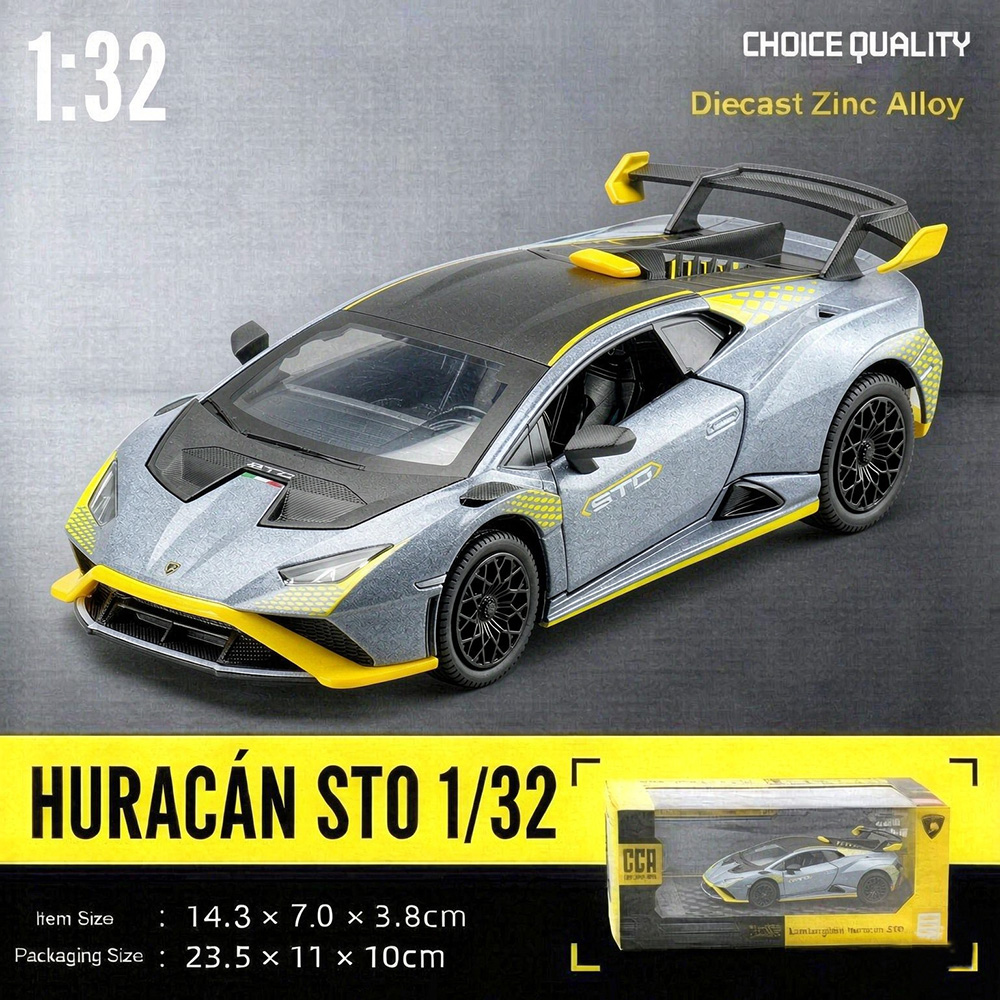 Kids Toys Vehicle - CCA 1:32 Lamborghini Huracan STO Modellino