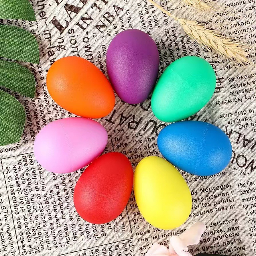 Kids Toys Easter - 2 Pezzi Uova Sonore in Plastica,