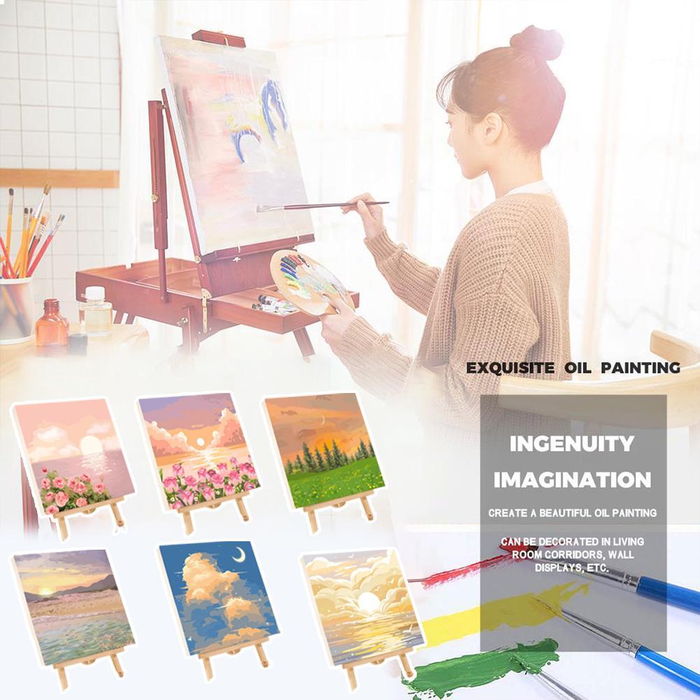 Kids Art Easel - Kit Pittura con Numeri Fai da