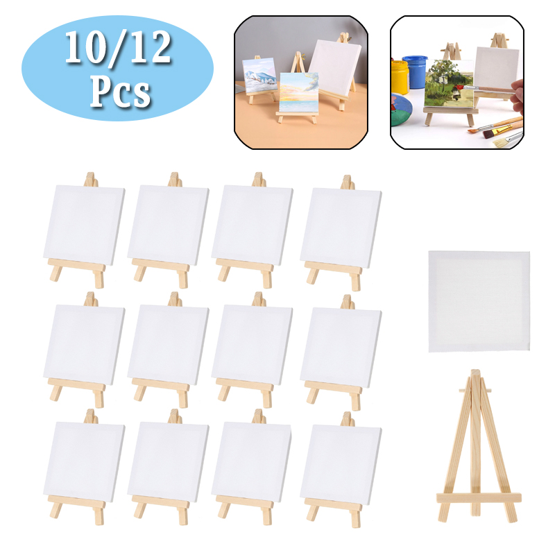 10/12 pezzi mini set di tela e - Kids Art Easel recensione e prezzo