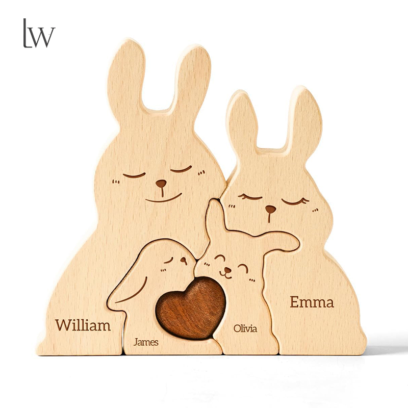 Puzzle in Legno Famiglia di Co - Kids Toys Names recensione e prezzo