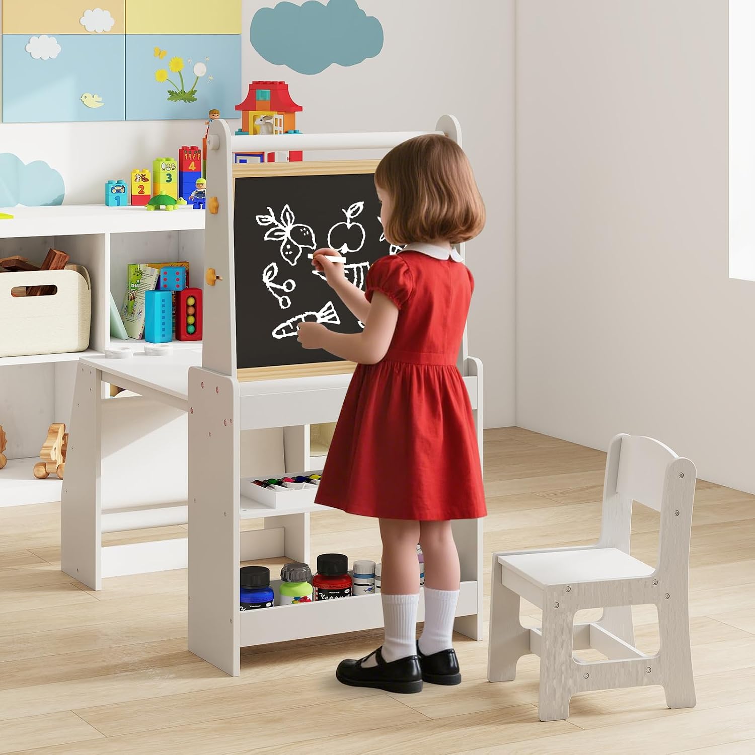 Set Tavolo e Sedia per Bambini - Kids Art Easel recensione e prezzo