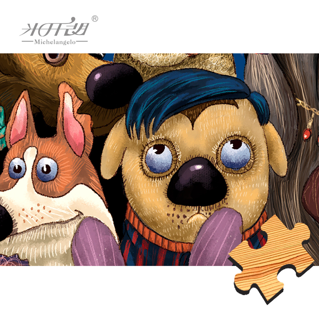 Michelangelo Puzzle in legno 5 - Kids Toys Under 500 recensione e prezzo