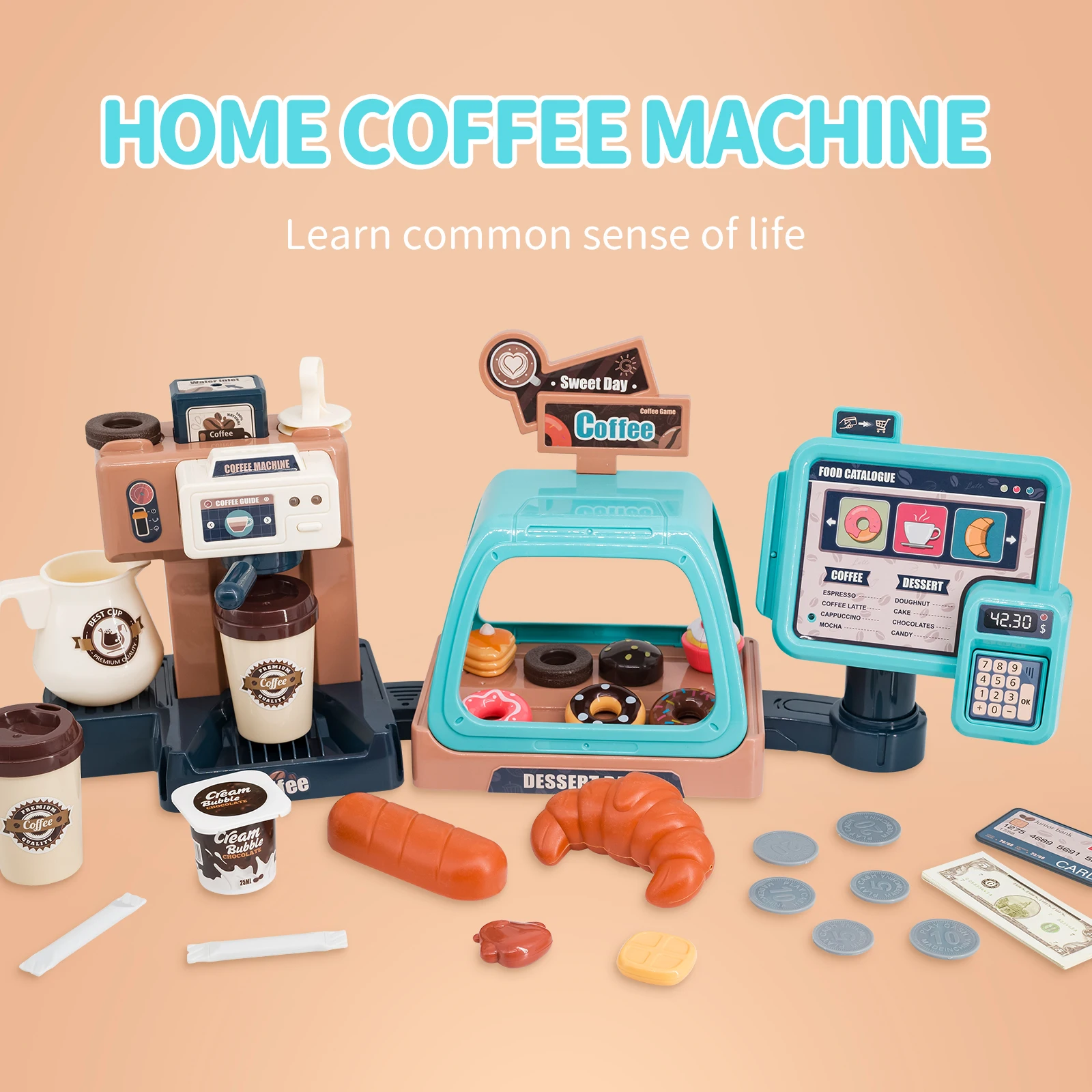Set di giocattoli da cucina 3  - Toy Cash Register recensione e prezzo